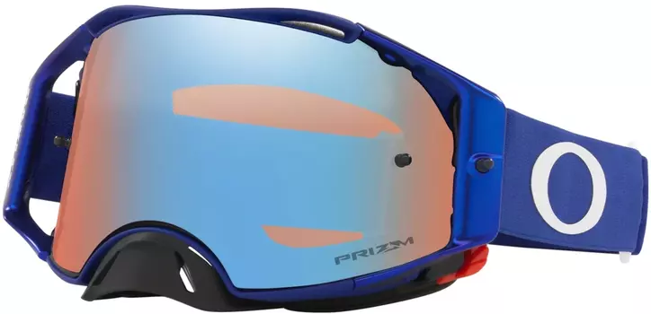Очки Oakley Airbrake Prizm для мотокросса, синий/белый