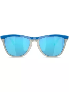 Oakley Frogskins Hybrid square-frame sunglasses, синий