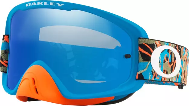 Очки Oakley O Frame 2.0 Camo Vine для мотокросса, синий/желто-красный