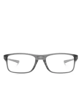 Oakley очки Plank 2.0 в прямоугольной оправе, серый