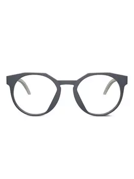 Oakley очки в круглой оправе, серебряный