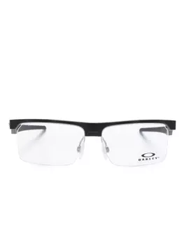 Oakley очки в квадратной оправе с логотипом, черный