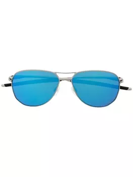 Oakley солнцезащитные очки-авиаторы Contrail, серебристый