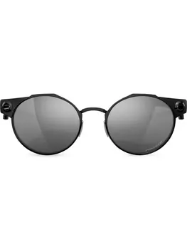 Oakley солнцезащитные очки Deadbolt в круглой оправе, черный