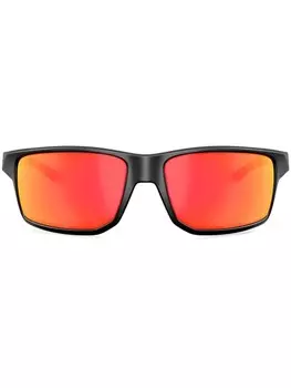 Oakley солнцезащитные очки Gibston XL в прямоугольной оправе, черный