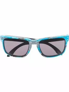 Oakley солнцезащитные очки Holbrook в квадратной оправе, коричневый