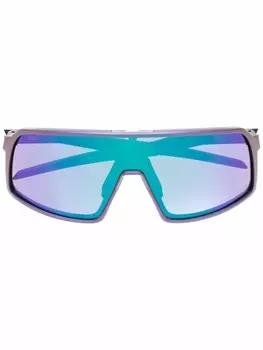 Oakley солнцезащитные очки-маска, фиолетовый