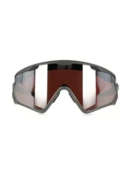 Oakley солнцезащитные очки-маска Wind Jacket 2.0, черный
