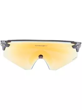 Oakley солнцезащитные очки-маска, золотистый