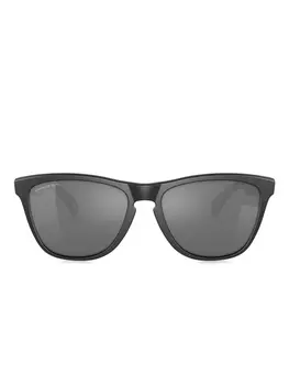 Oakley солнцезащитные очки в геометричной оправе, черный