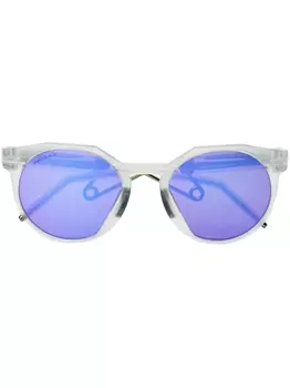 Oakley солнцезащитные очки в круглой оправе, белый