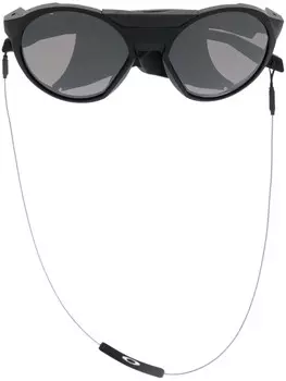 Oakley солнцезащитные очки в овальной оправе, черный
