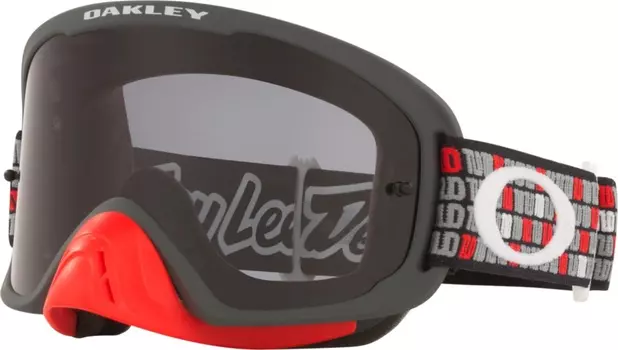 Oakley TLD O-Frame 2.0 Pro Monogram Мотокросс очки, серый/красный
