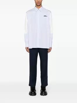 OAMC полосатая рубашка, синий