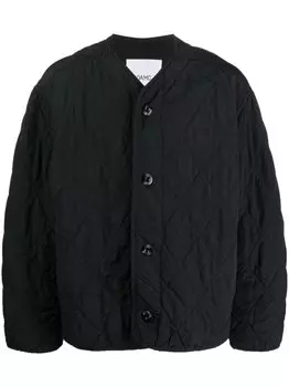 OAMC стеганая куртка на пуговицах, черный