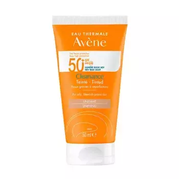 Объединение с цветом Cleanance Solaire Spf 50 Avene, 50 ml