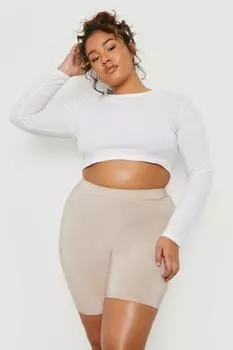 объединенные байкерские шорты Boohoo, серый