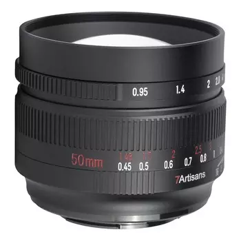 Объектив 7Artisans 50mm f/0.95, Canon EF-M Mount, черный