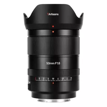 Объектив 7Artisans 50mm f/1.8 AF, Leica L Mount, черный