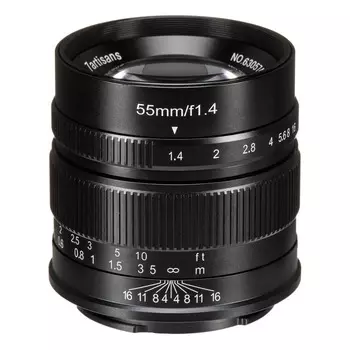 Объектив 7Artisans 55mm f/1.4, Sony E Mount, черный