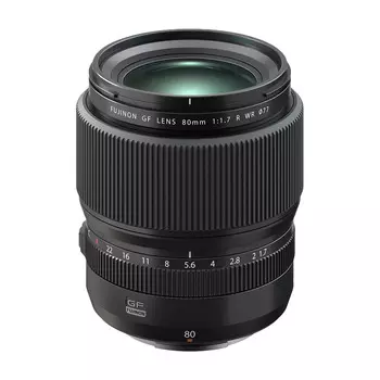 Объектив Fujifilm Fujinon GF 80mm f/1.7 R WR, черный