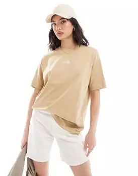 Объемная бежевая футболка оверсайз The North Face эксклюзивно для ASOS