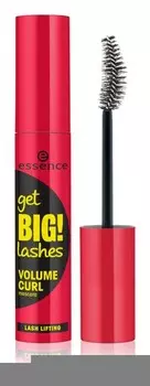 Объемная и подкручивающая тушь Essence Get BIG! Lashes, оттенок 01 Black 12 мл