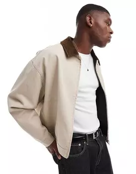 Объемная куртка Харрингтон свободного кроя ASOS DESIGN