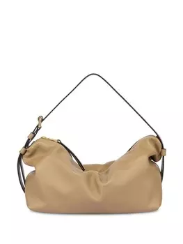 Объемная сумка на плечо Moschino, нейтральный цвет