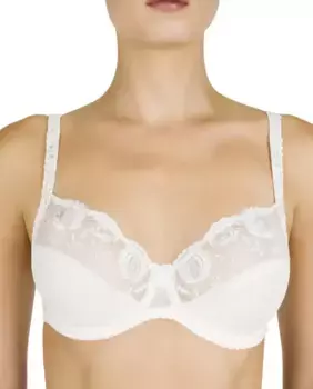 Объемный бюстгальтер с вышивкой на косточках Conturelle, розовый