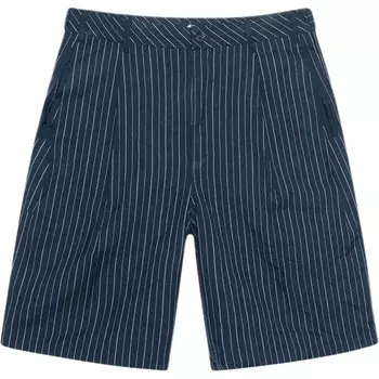 Объемный Плиссированный Полосатый Сморщенный Короткий Stussy, серый