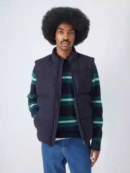 Объемный пуховик из переработанного водоотталкивающего материала John Lewis ANYDAY, баритон синий