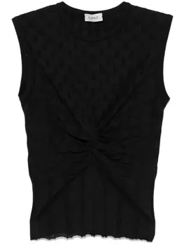 Объемный топ MRZ, черный