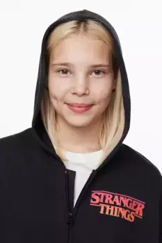 Объемный топ с капюшоном и молнией H&M, черный