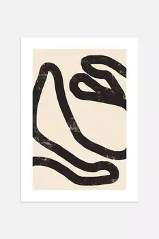 Объездной плакат Postery, 50x70 см, бежевый