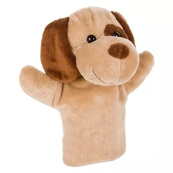 Оба, плюшевая кукла, собака GIFT CARE Светло-коричневый Inna marka