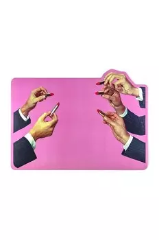 Обеденная подставка для губ с помадой Seletti, мультиколор