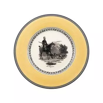 Обеденная тарелка audun chasse Villeroy & Boch, желтый