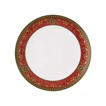 Обеденная тарелка Medusa Versace, красный