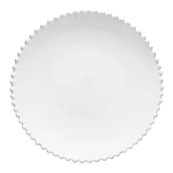 Обеденная тарелка Pearl Costa Nova, белый