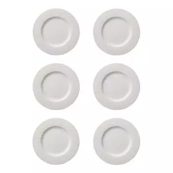 Обеденные тарелки manufacture rock, набор из 6 шт. Villeroy & Boch, белый