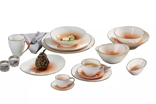 Обеденный сервиз 12 шт. Космо оранжевый Ritzenhoff & Breker