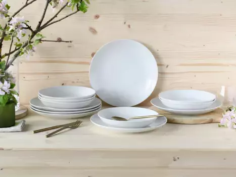 Обеденный сервиз CreaTable, белый