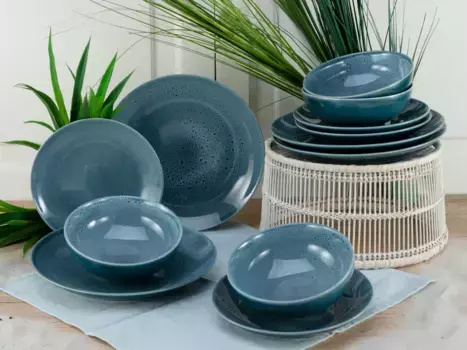 Обеденный сервиз CreaTable, синий