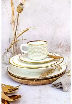 Обеденный сервиз, фарфор Просперо MaSer, wei