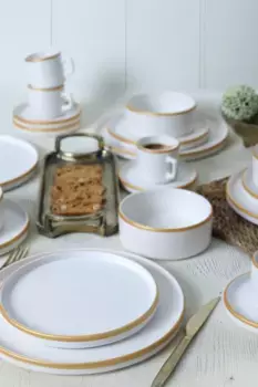 Обеденный сервиз Hermia Concept, белый