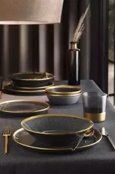 Обеденный сервиз Hermia Concept, черный