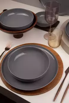 Обеденный сервиз Hermia Concept, серый