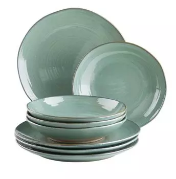 Обеденный сервиз, керамический обеденный сервиз, керамический Nottingham Mser, зеленый