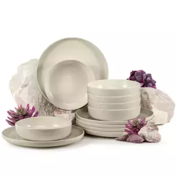 Обеденный сервиз Konsimo, бежевый